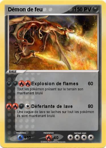 Pokemon Démon de feu