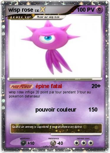 Pokemon wisp rose