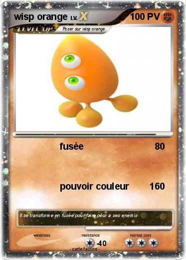 Pokemon wisp orange