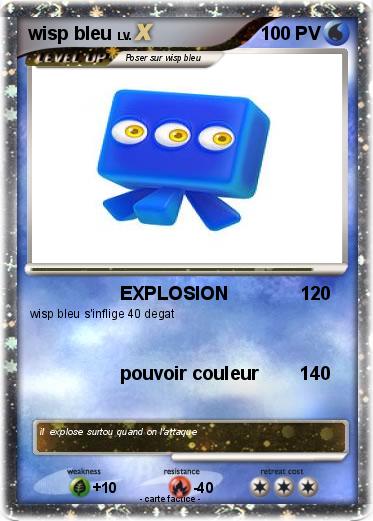 Pokemon wisp bleu