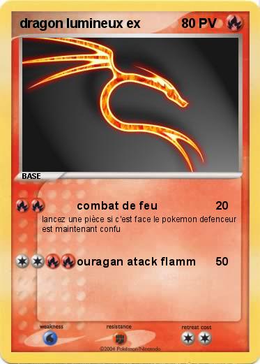 Pokemon dragon lumineux ex