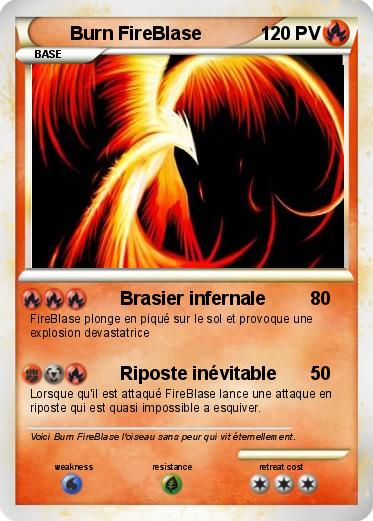 Pokemon Burn FireBlase