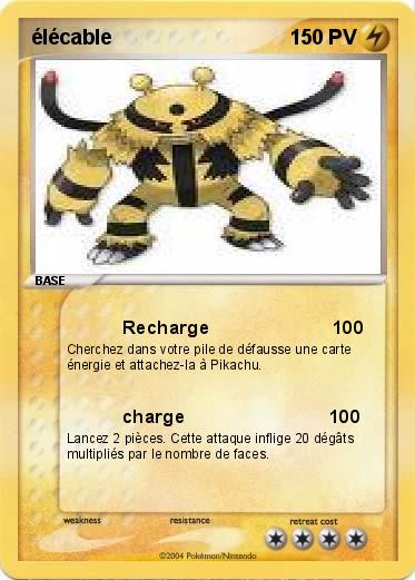 Pokemon élécable