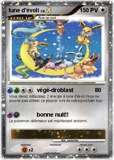 Pokemon lune d'évoli