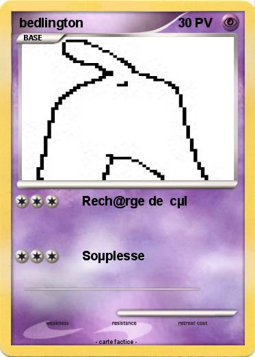 Pokemon bedlington
