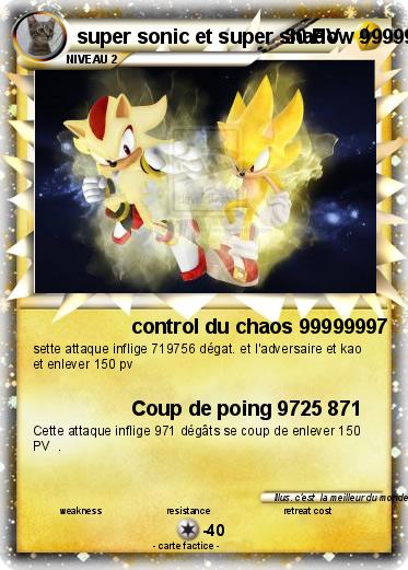 Pokemon super sonic et super shadow 999999