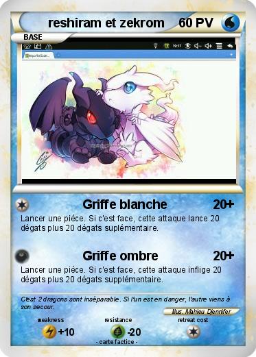 Pokemon reshiram et zekrom