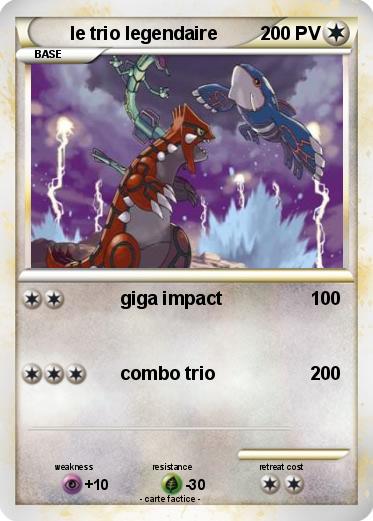 Pokemon le trio legendaire