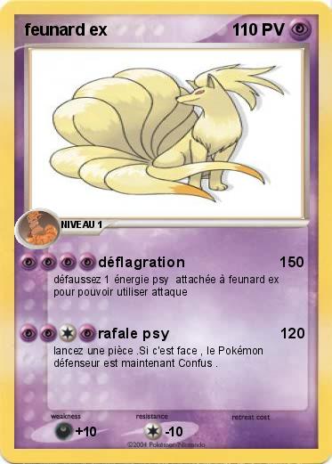 Pokemon feunard ex