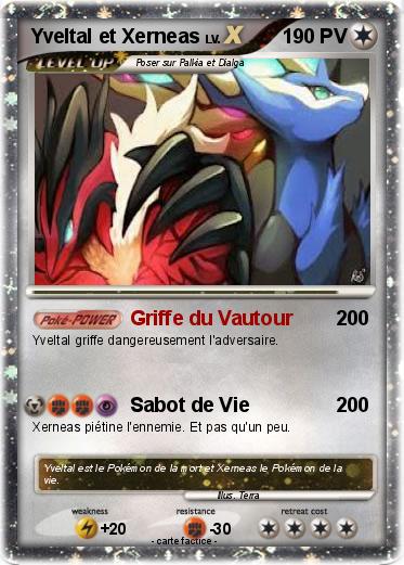 Pokemon Yveltal et Xerneas