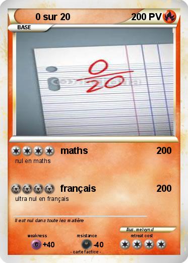 Pokemon 0 sur 20