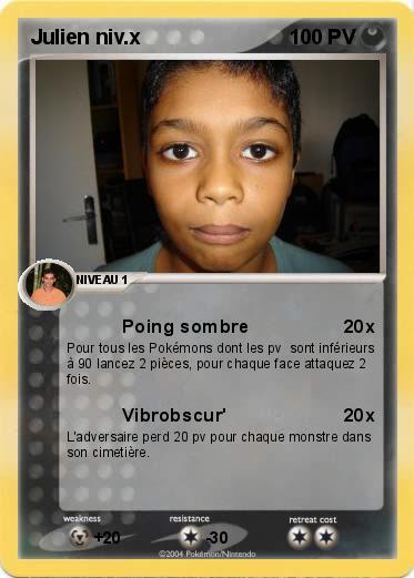Pokemon Julien niv.x