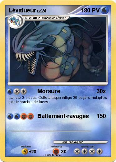 Pokemon Lévatueur