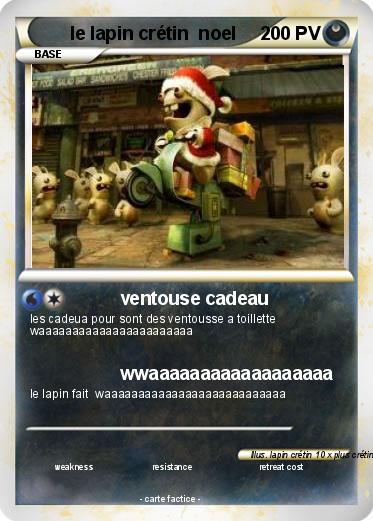 Pokemon le lapin crétin  noel