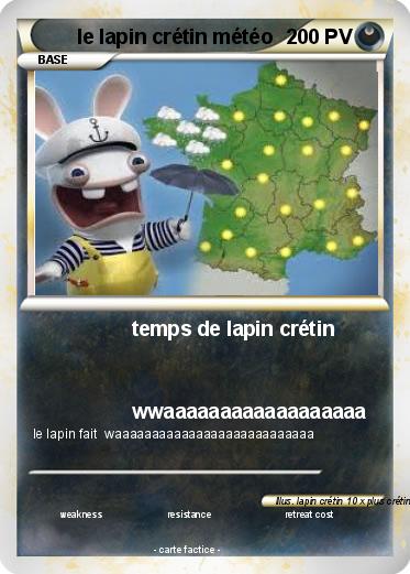 Pokemon le lapin crétin météo