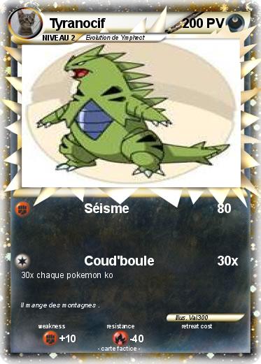 Pokemon Tyranocif