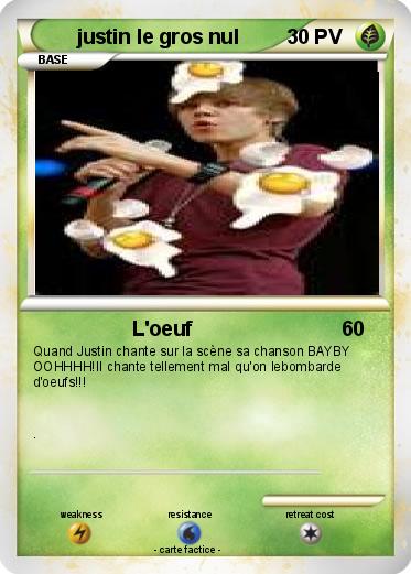 Pokemon justin le gros nul