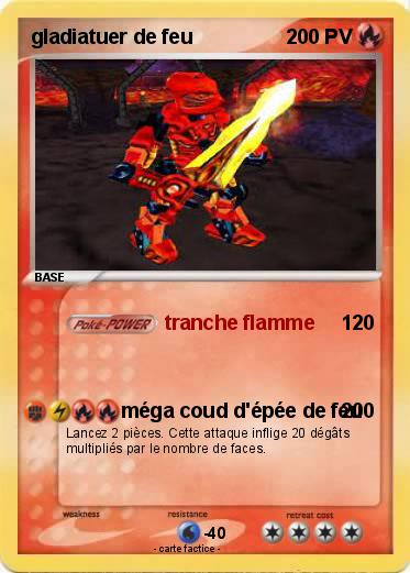 Pokemon gladiatuer de feu