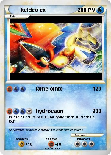 Pokemon keldeo ex