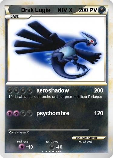 Pokemon Drak Lugia     NIV X