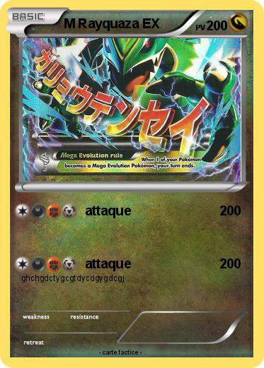 Pokemon M Rayquaza EX
