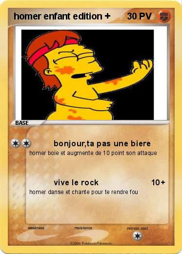 Pokemon homer enfant edition +
