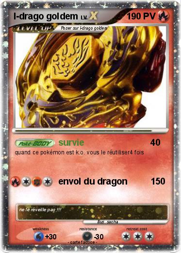 Pokemon l-drago goldem