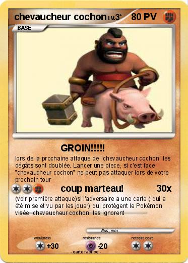 Pokemon chevaucheur cochon