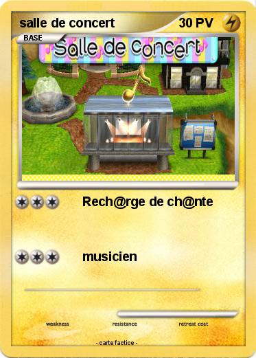 Pokemon salle de concert