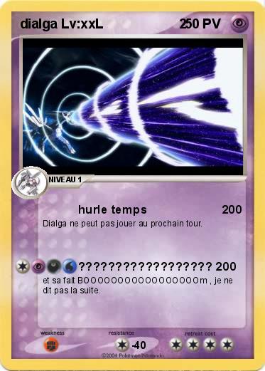 Pokemon dialga Lv:xxL                     2