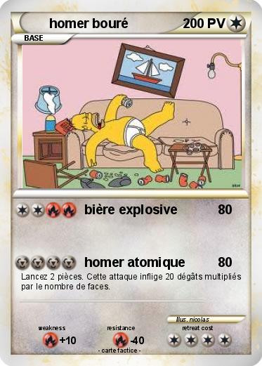 Pokemon homer bouré