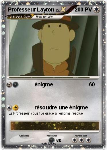 Pokemon Professeur Layton