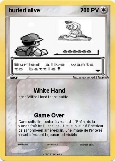 Pokemon buried alive