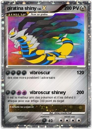 Pokemon giratina shiny
