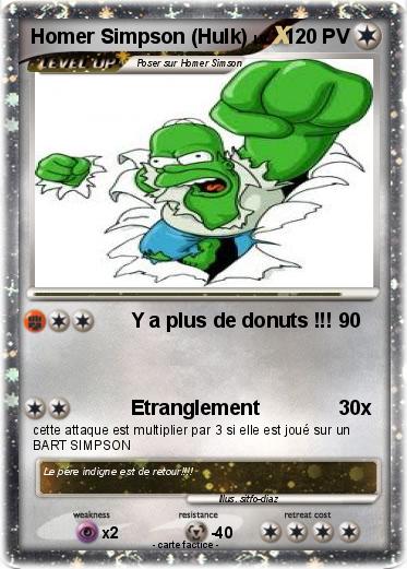 Pokemon Homer Simpson (Hulk)