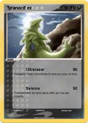 Pokemon Tyranocif ex