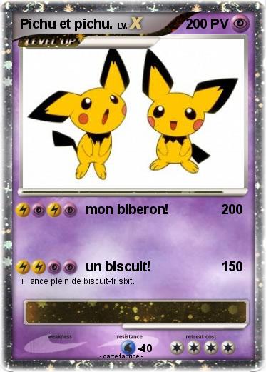 Pokemon Pichu et pichu.