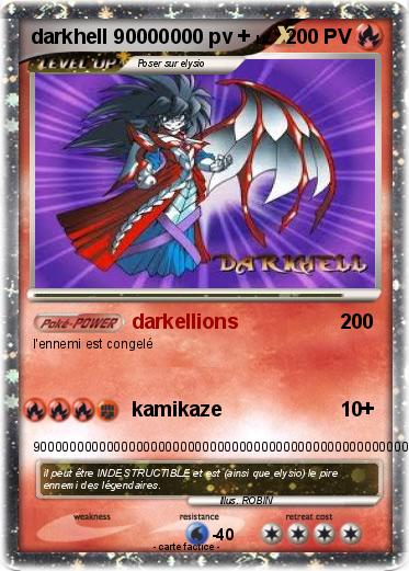 Pokemon darkhell 90000000 pv +
