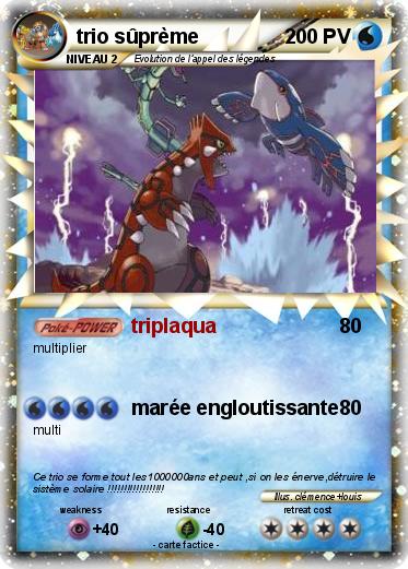 Pokemon trio sûprème