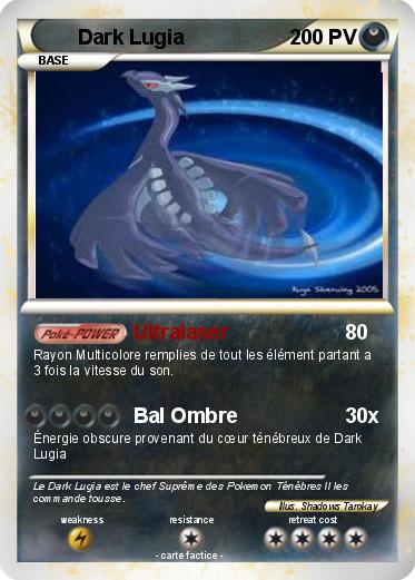 Pokemon Dark Lugia
