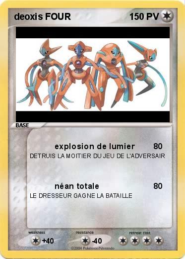 Pokemon deoxis FOUR