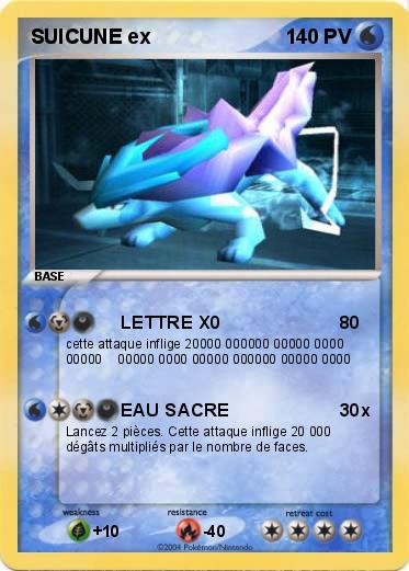 Pokemon SUICUNE ex