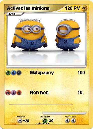 Pokemon Activez les minions