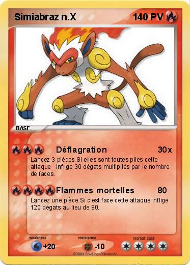 Pokemon Simiabraz n.X