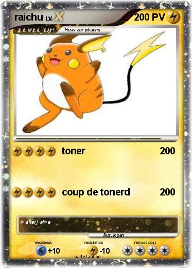 Pokemon raichu