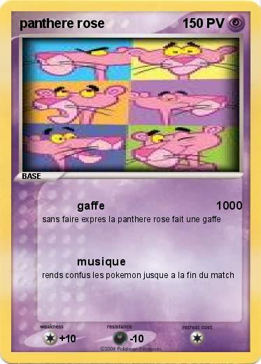 Pokemon panthere rose