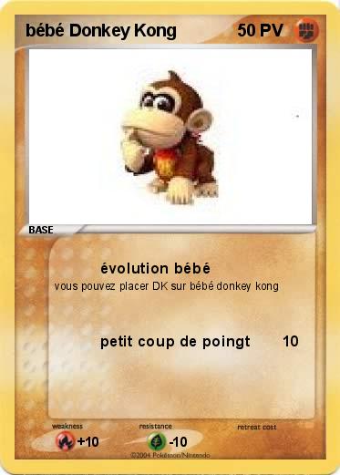 Pokemon bébé Donkey Kong