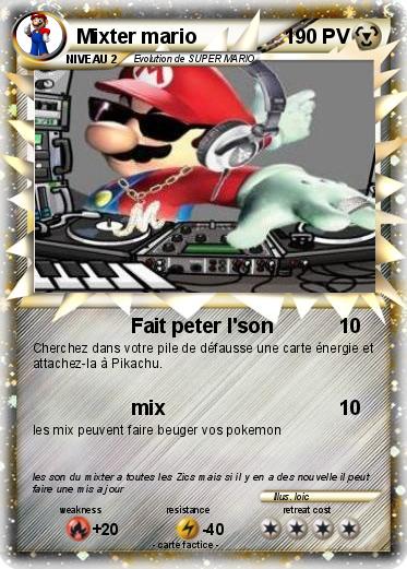 Pokemon Mixter mario