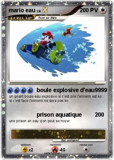 Pokemon mario eau