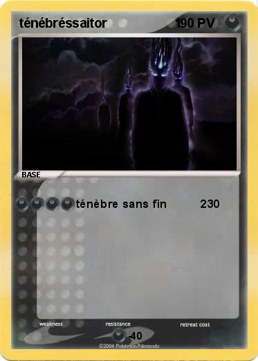 Pokemon ténébréssaitor                   1